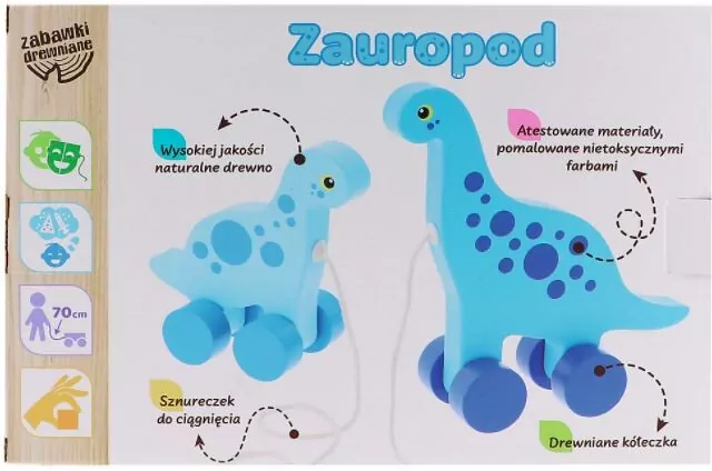 Zauropod. Zabawka drewniana - tantis.pl
