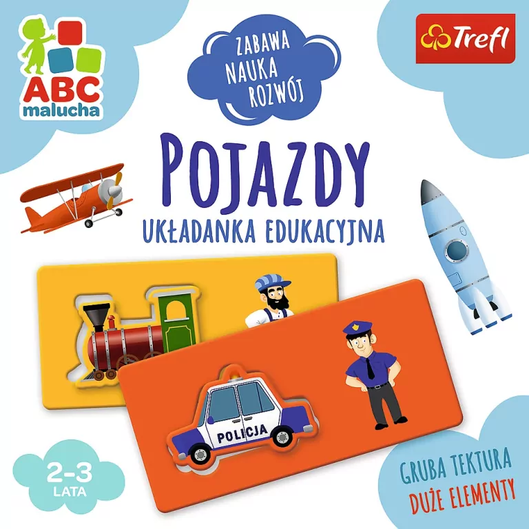 Trefl. ABC malucha. Pojazdy - tantis.pl