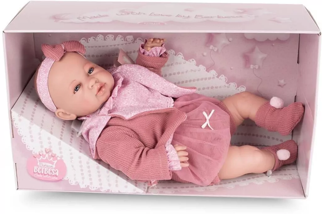 Lalka hiszpańska bobas Sara w modnym ubranku 44cm - tantis.pl