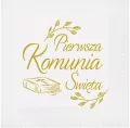 Serwetki Pierwsza Komunia biblia 33x33cm 20szt - tantis.pl