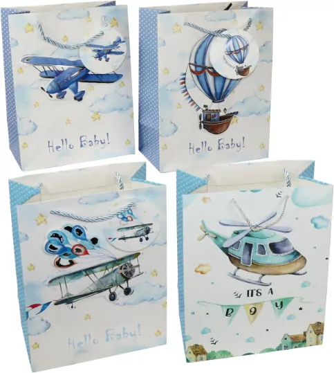 Torebka prezentowa 30x39x12cm MIX - tantis.pl