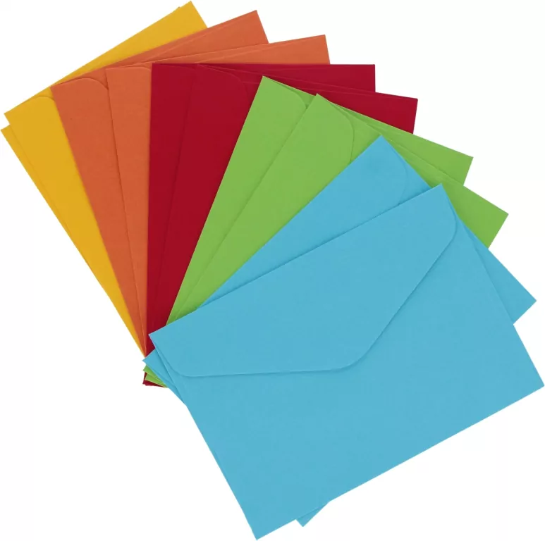 Koperta C6 10 szt, mix - tantis.pl