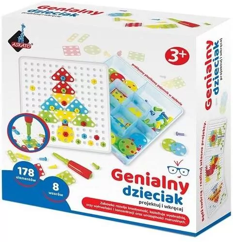 Mozaika ze śrubokrętem. Genialny dzieciak - tantis.pl