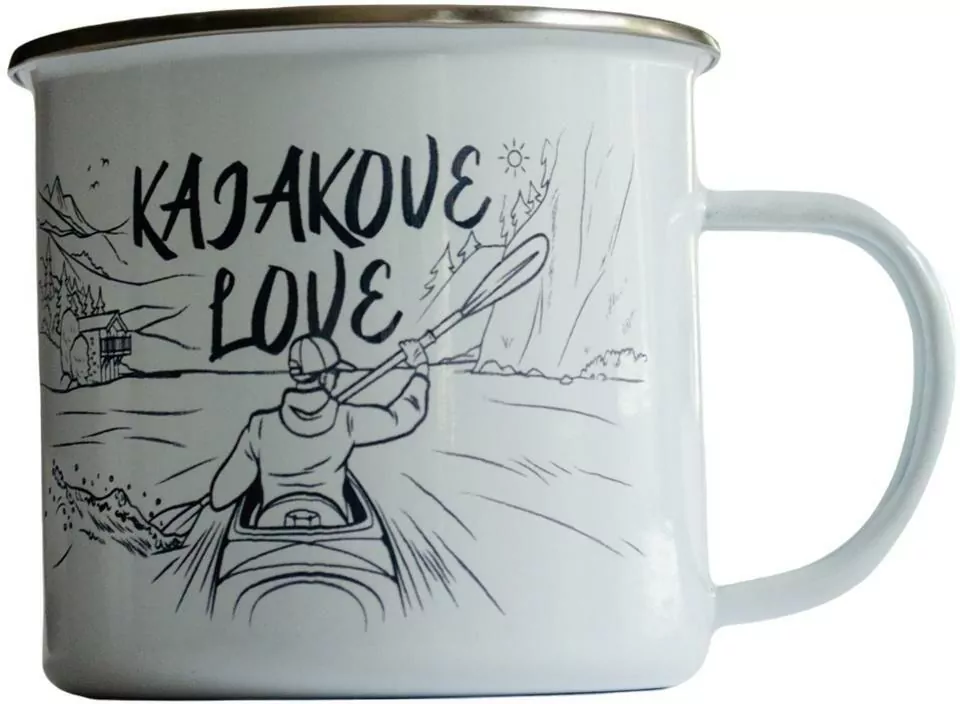 Kubek emaliowany: Kajakove Love - tantis.pl