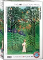 Puzzle 1000. Kobieta w egzotycznym lesie. Henri Rousseau. 6000-5608 - tantis.pl