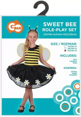 Strój dla dzieci Słodka Pszczółka rozm. 130/140cm