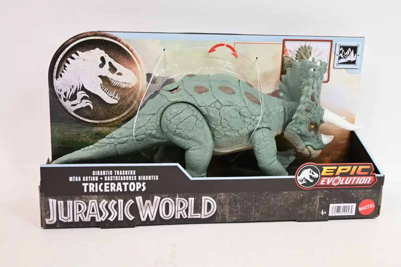 Jurassic World. Gigant Dinozaur Triceratops HTK79 - tantis.pl