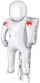 Balon foliowy Astronauta 45x81cm mix - tantis.pl
