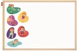 Tablica edukacyjna MEMOBE Sport adventure! 60x40 cm