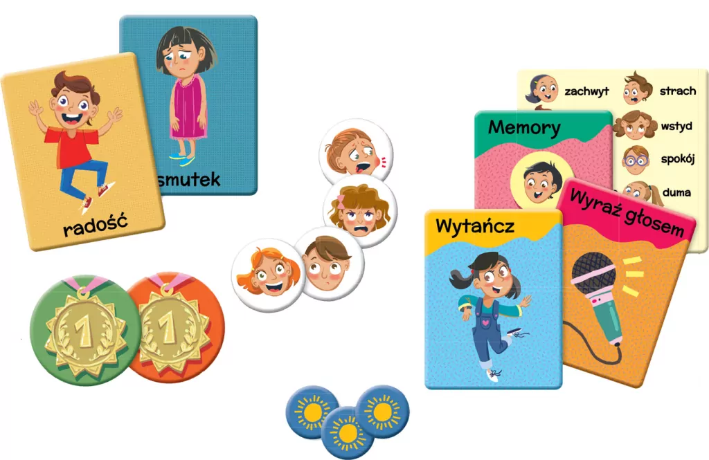 Co za emocje! Gra edukacyjna. Kapitan Nauka - tantis.pl