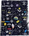 Teczka A4+ plastikowa z gumką Good Vibes - tantis.pl
