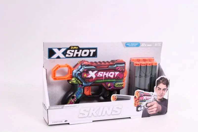 Wyrzutnia SKINS MENACE (8 Strzałek) wzór Mercena - tantis.pl