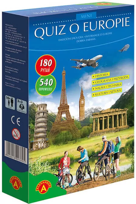 Quiz o Europie. Mini - tantis.pl