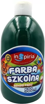 Farba szkolna ciemnozielona, 500ml