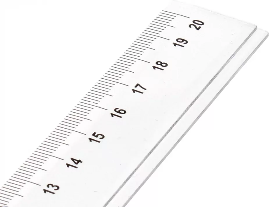 Linijka plastikowa 20cm - tantis.pl