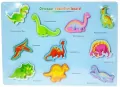 Układanka puzzle drewniane dinozaury - tantis.pl