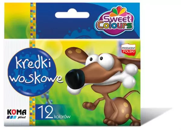Kedki woskowe 12 kolorów - tantis.pl