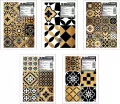Zeszyt A5/60K kratka Mosaic brokat (10szt) - tantis.pl