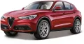 Alfa Romeo Stelvio Red 1:24 BBURAGO - tantis.pl