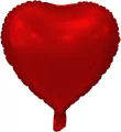Balon foliowy Serce matowe czerwone 46cm - tantis.pl