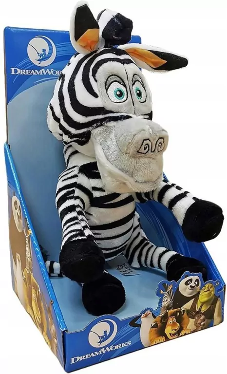 Madagascar maskotka Zebra Marty 25cm - tantis.pl