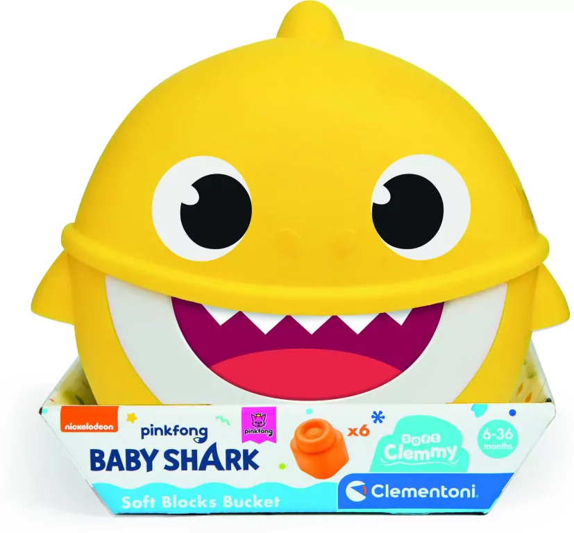 Clemmy Wiaderko z figurką. Baby Shark - tantis.pl