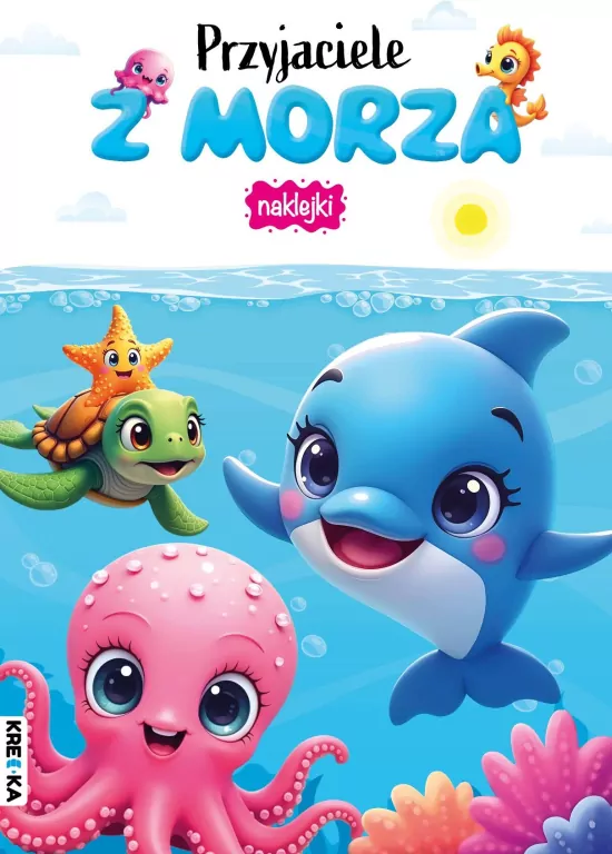 Kolorowanka z naklejkami - Przyjaciele z morza - tantis.pl