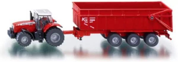 Traktor Massey Ferguson z przyczepą - tantis.pl
