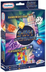 Gry w kości 2w1 wersja kieszonkowa