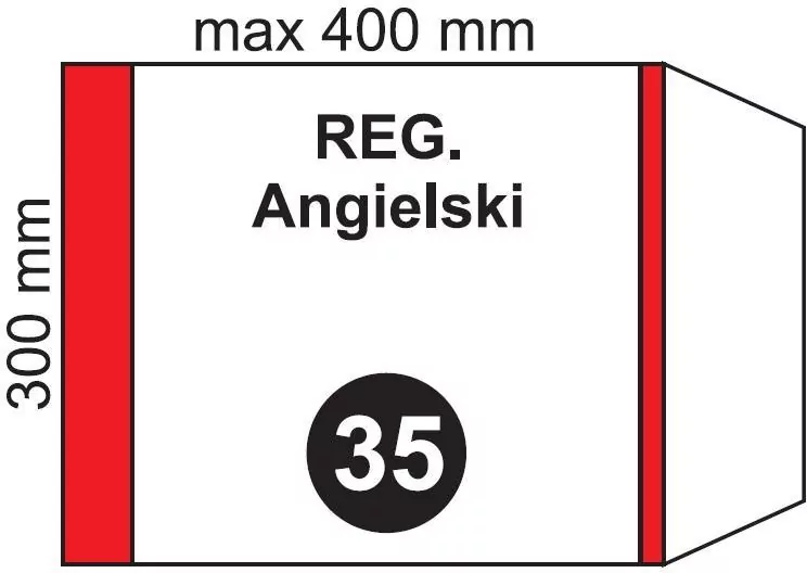 Okładka na podręcznik regulowana. Nr 35 - tantis.pl