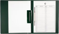 Teczka do akt osobowych (b+w) ciemnozielona