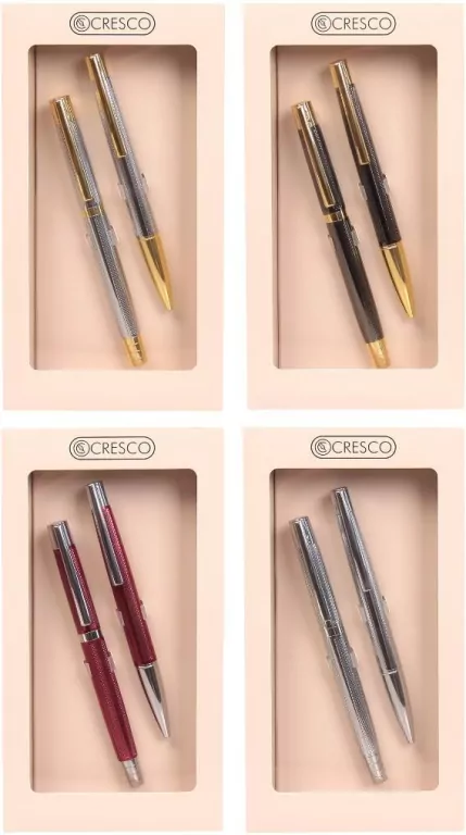 Pióro wieczne + długopis Elegant w etui mix - tantis.pl