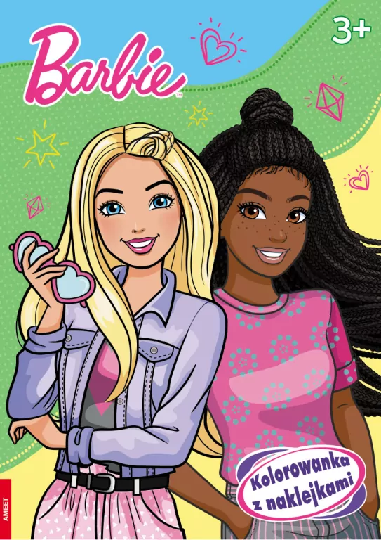 Barbie. Kolorowanka z naklejkami - tantis.pl