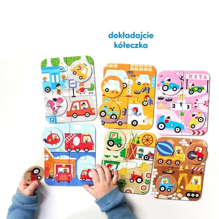 CzuCzu. Puzzle Pojazdy małe i duże. 2+ - tantis.pl