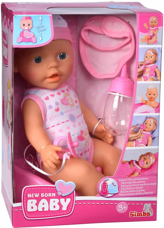 New Born Baby Lalka funkcyjna, 30 cm - tantis.pl