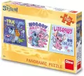Puzzle panoramiczne Disney Stitch Relaks 150el - tantis.pl