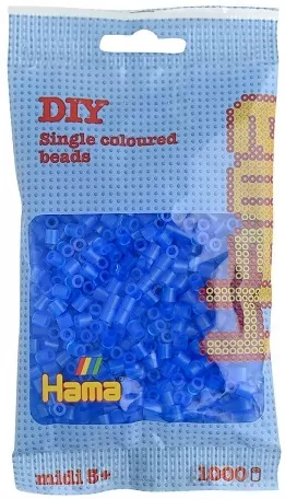 Hama midi koraliki 1000 przezrocz.nieb.07151 - tantis.pl