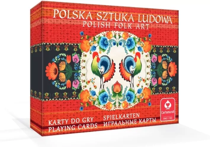 Karty do gry Polska Sztuka Ludowa podwójne - tantis.pl