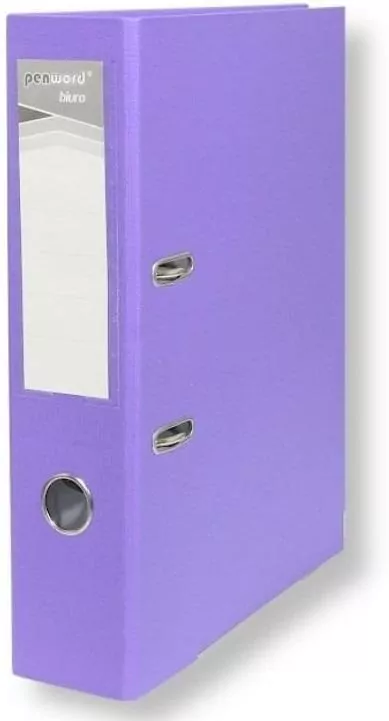 Segregator A4 z okuciem 7,5cm fioletowy - tantis.pl