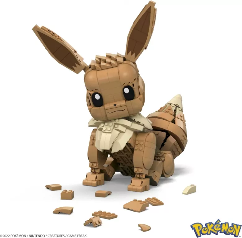 Klocki. Pokemon do zbudowania. Duży Eevee - tantis.pl