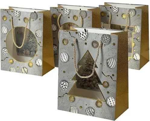 Torebka prezentowa Boże Narodzenie 23x18x9cm MIX
