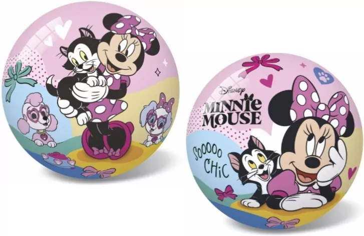 STAR piłka 14cm Disney Minnie z kotkiem 33302 - tantis.pl