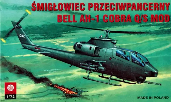 HELIKOPTER SKLEJ 1:72 BELL AH-1 COBRA PUD