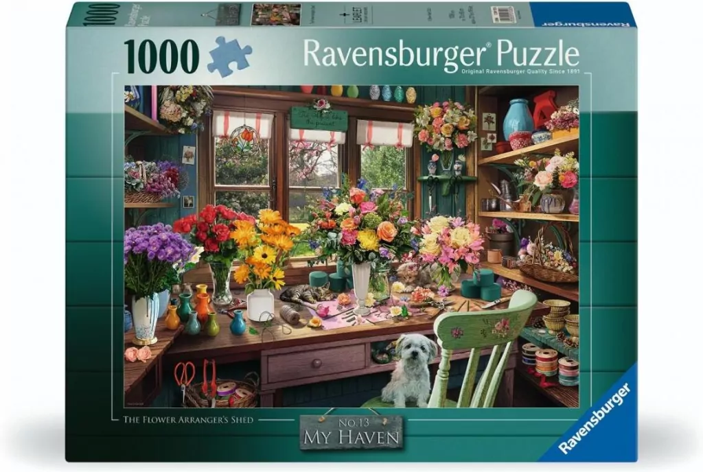 Puzzle 1000 Flower Arranger's Shed - tantis.pl