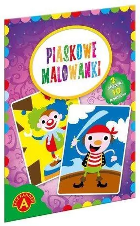 Klaun i Pirat. Piaskowe malowanki. - tantis.pl
