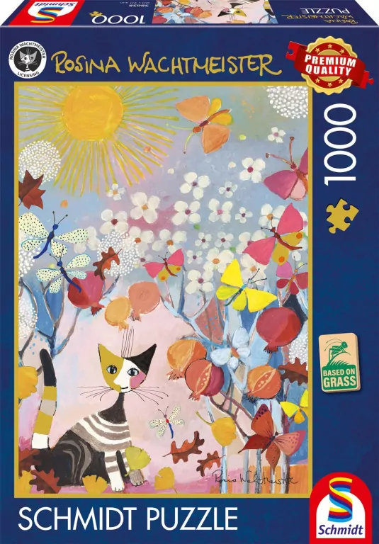 Puzzle 1000 Rosina Wachtmaister Kotek w paski - tantis.pl