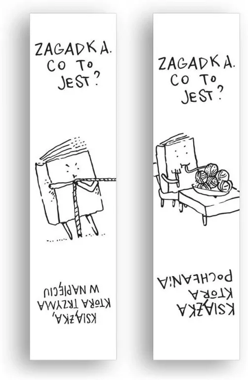 Zakładka kartonowa - Książka trzyma w napięciu - tantis.pl