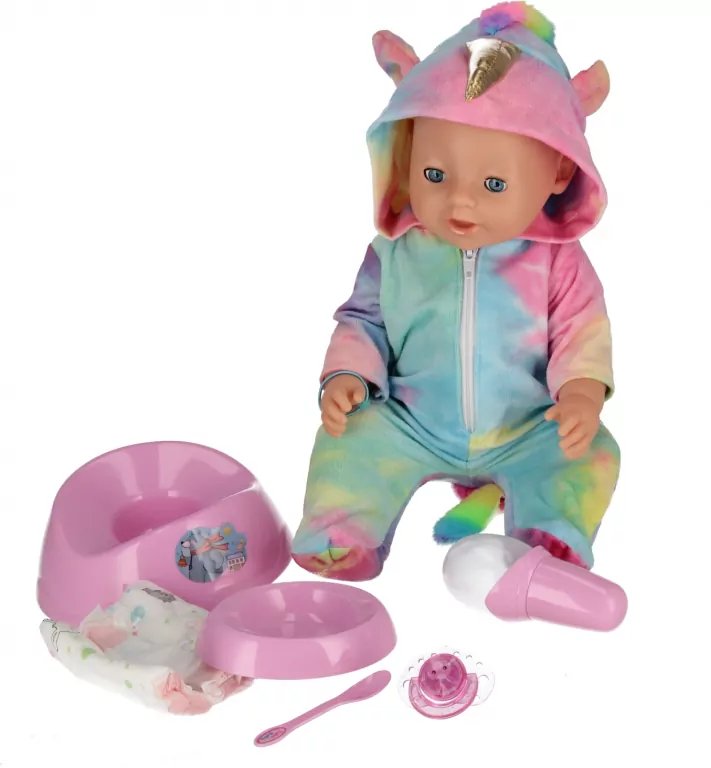 Lalka bobas 45cm z akcesoriami MEGA CREATIVE 543741 - tantis.pl