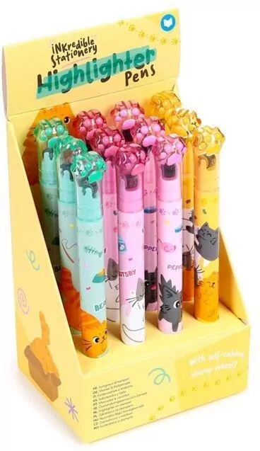 Zakreślacz i stempel 2w1 Beans&Co Cat - tantis.pl