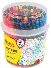 Mazaki cienkie 10x12 kolorów 120 szt JOVI